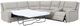 Emerald Home Medford 3-Piece Sequoia Driftwood Full Sleeper Sectional Set-0