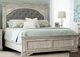 Steve Silver Co. Highland Park 4-Piece Cathedral White/Gray King Panel Bedroom Set-3