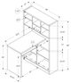 Monarch Specialties Inc. White Computer Desk-3