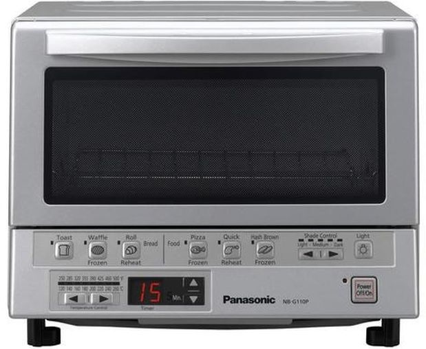 Panasonic® FlashXpress Stainless Steel 4 Slice Toaster Oven-0