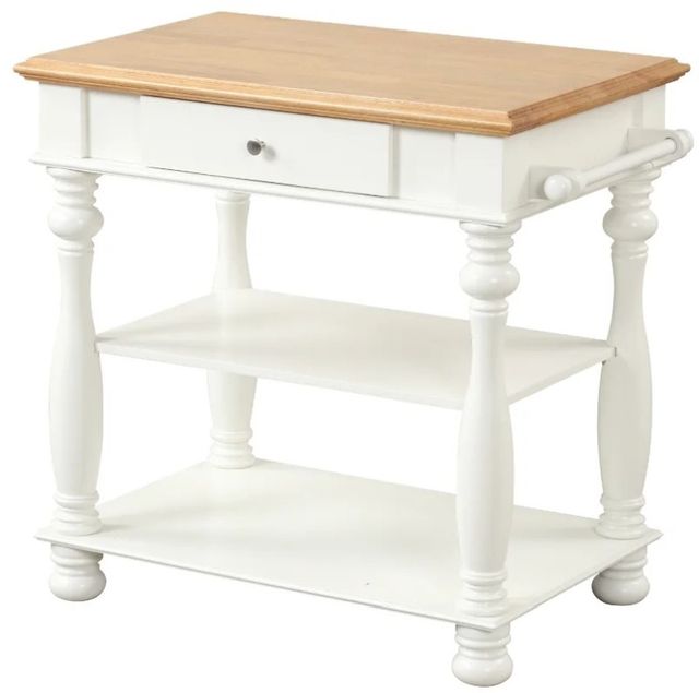 Bernards Avondale White Kitchen Island-2