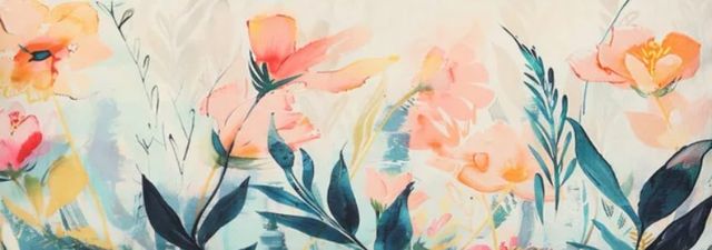 Stylecraft Tamara Day Blue/Pink Large Lumbar Designer Pillow-1