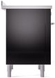 Ilve® Professional Plus II 36" Glossy Black Pro Style Induction Range-4
