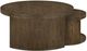 Coaster® Sweeney 2-Piece Dark Walnut Round Wood Occasional Nesting Table Set-4