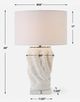 Uttermost® Stratified White Table Lamp-2
