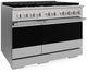 ZLINE Marino 48" Satin Stainless Steel Pro Style Gas Range with Cooktop and Convection Gas Oven-3