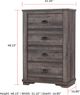 Crown Mark Coralee Gray Chest-2