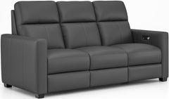 Flexsteel® Broadway Shale Power Reclining Sofa with Power Headrests