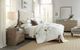 Hooker® Furniture Affinity Greige Sand-Blasted/Kurtz Linen King Upholstered Panel Bed-1