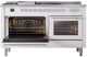 Ilve® Professional Plus II 60" White Pro Style Dual Fuel Range-2