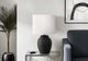 Monarch Specialties Inc. Black Resin/Ivory Shade Table Lamp -2