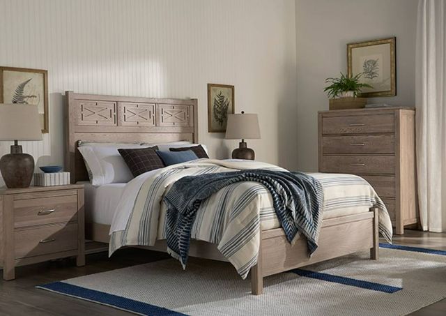 Vaughan-Bassett Tide & Timber Gray Oak 2-Drawer Nightstand-1