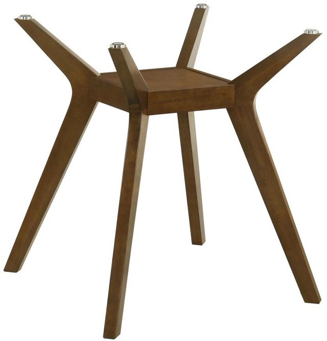 Coaster® Paxton 5-Piece Brown/Gray Round Counter Dining Table Set-2