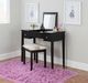 Linon Virginia 2-Piece Black Vanity Set-1