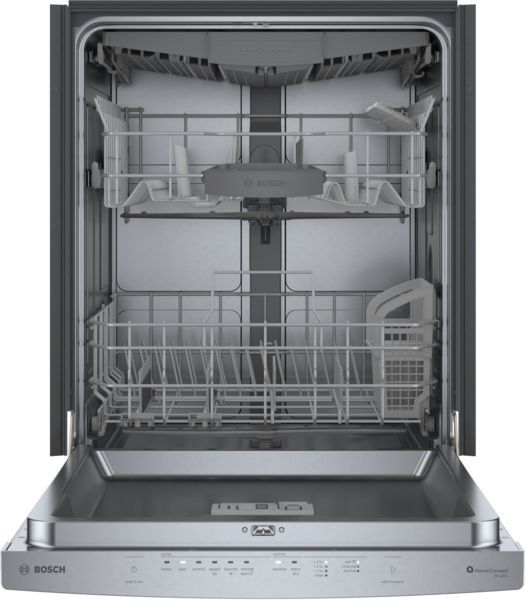 Bosch® 300 Series 24" Stainless Steel Top Control Built In Dishwasher-3