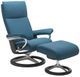 Stressless® by Ekornes® Stressless Aura Large Signature Base Chair and Ottoman-0