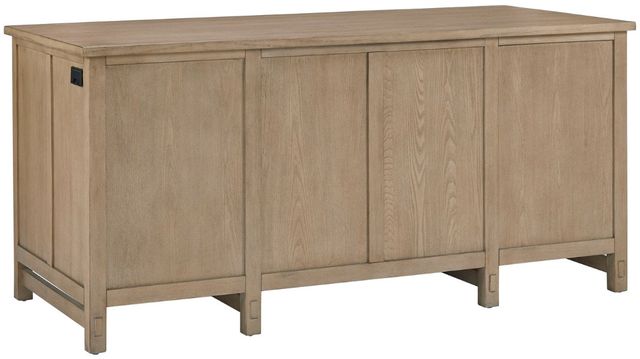 aspenhome® Emerson Light Elm 66" Executive Desk-3