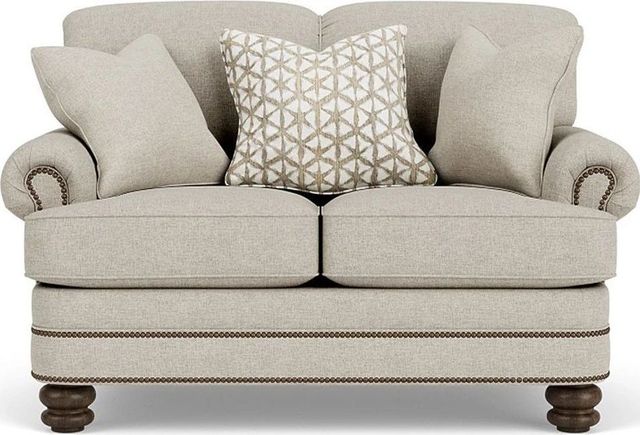 Flexsteel® Bay Bridge Silver Driftwood Loveseat-1