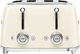 Smeg 50's Retro Style Cream 4x4 Slice Toaster-0