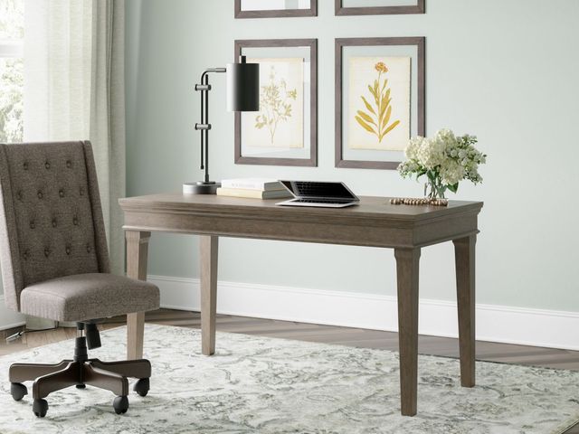 Signature Design by Ashley® Janismore Weathered Gray 63" Office Desk-5