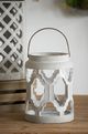 A & B Home Gray 13" Cement Outdoor Lantern-2