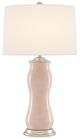 Currey & Company Ondine Blush/Silver Leaf Table Lamp-0