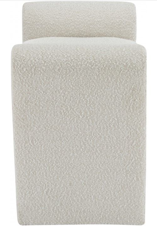 Meridian Furniture Stylus Cream 31" Accent Bench-2