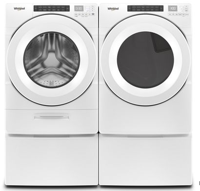Whirlpool® 7.4 Cu. Ft. White Front Load Electric Dryer-3