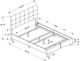 Monarch Specialties Inc. Beige Linen Full Bed-3