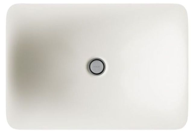Kohler Carillon® Biscuit 21.25" Rectangular Drop-In Bathroom Sink, No Overflow-1