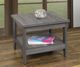 Kwality Imports Agatha Talisa Oak End table-0