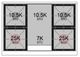 Ilve® Nostalgie II Noblesse 36'' Custom RAL Color Pro Style Dual Fuel Range with Chrome Trim-3