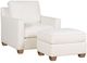 King Hickory Customizable Loft Fabric Ottoman-1