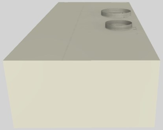 Vent-A-Hood® 60" Biscuit Wall Mounted Range Hood-1