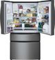 Frigidaire Gallery® 36" 21.5 Cu. Ft. Smudge-Proof® Black Stainless Steel 36" Counter Depth French Door Refrigerator-3