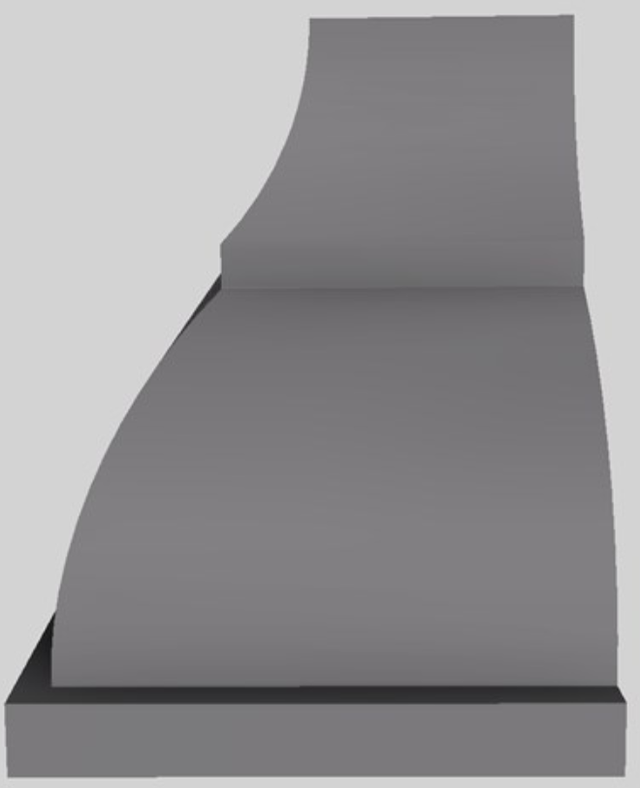 Vent-A-Hood® Designer Series 54" Gunsmoke Wall Mounted Range Hood-3
