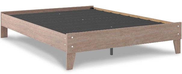Signature Design by Ashley® Flannia 4-Piece Gray Queen Platform Bed Set-1