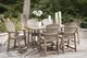 Signature Design by Ashley® Sandy Dune 2-Piece Medium Brown Aluminum/Plastic Outdoor Bar Stool-5
