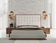VIG Furniture Modrest Amberlie Walnut/White Eastern King Panel Bed-3