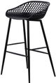 Moe's Home Collection Piazza Black-m2 Outdoor Bar Stool-0