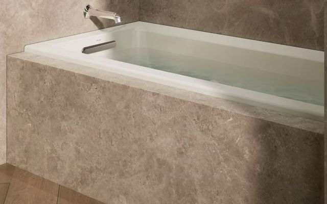 KOHLER® Archer® Biscuit 60" x 30" Alcove Whirlpool Bath - Left Drain-4