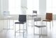Modus Furniture Amalfi Chrome/White X-Base Bar Stool-1