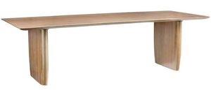 front view of the Bassett® Furniture Customizable BenchMade Dresden 108" Dining Table