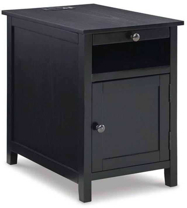 Signature Design by Ashley® Treytown Black End Table-0