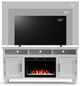 Legends Home Real Cozy Sonoma Jasmine White 64" Fireplace Console-5