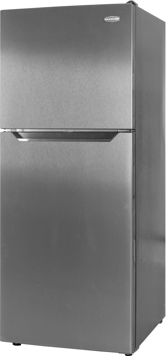 Marathon 24" 12.0 Cu. Ft. Stainless Steel Counter Depth Top Freezer Refrigerator-2