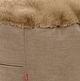 CordaRoy's® Nest Beige Bunny Fur Pouf Footstool-1