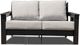 Enclover Hickory Black/Granite Loveseat-0