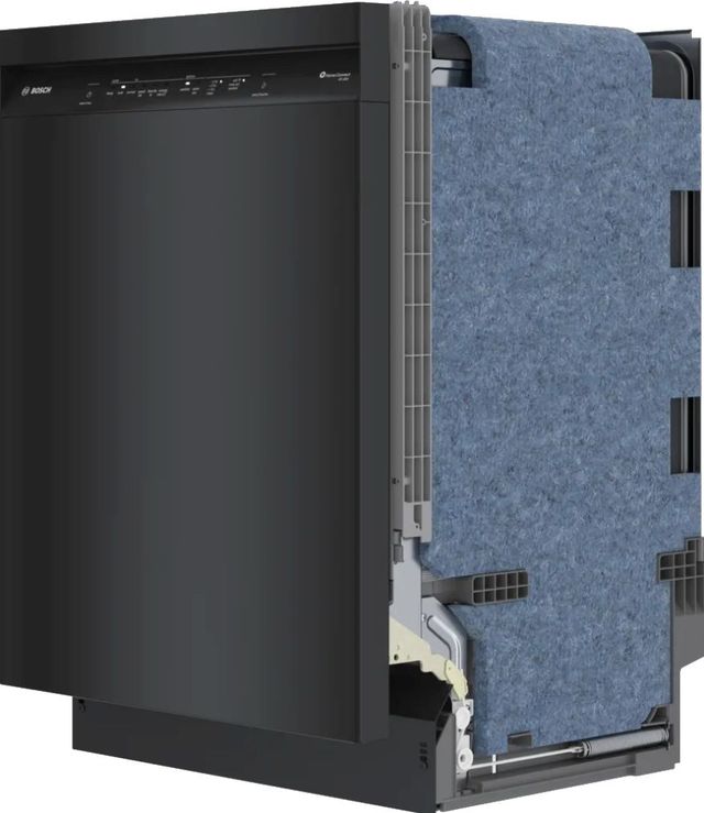 Bosch® 100 Series 24" Black Front Control Built In Dishwasher-3