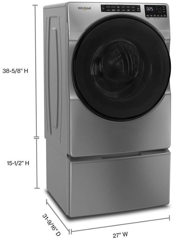 Whirlpool® Chrome Shadow Laundry Pair | Milwaukee Appliance